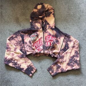 Ralph Lauren womens altered crop top sweater-size M